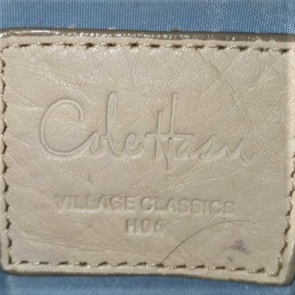 COLE HAAN | Leather Off White Cream Shoulder Bag - Picture 8 of 10